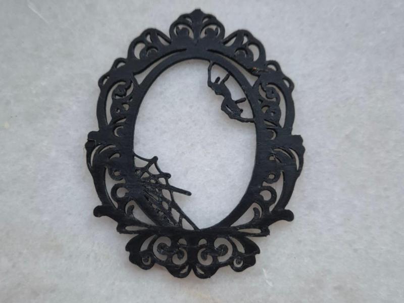 Vintage Halloween Spider Web Frame