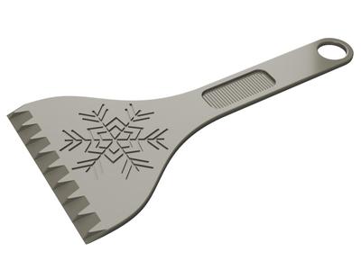 Winter ice scraper