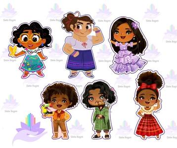 set Disney Encanto / 6 cookie cutters Characters Madrigal Family
