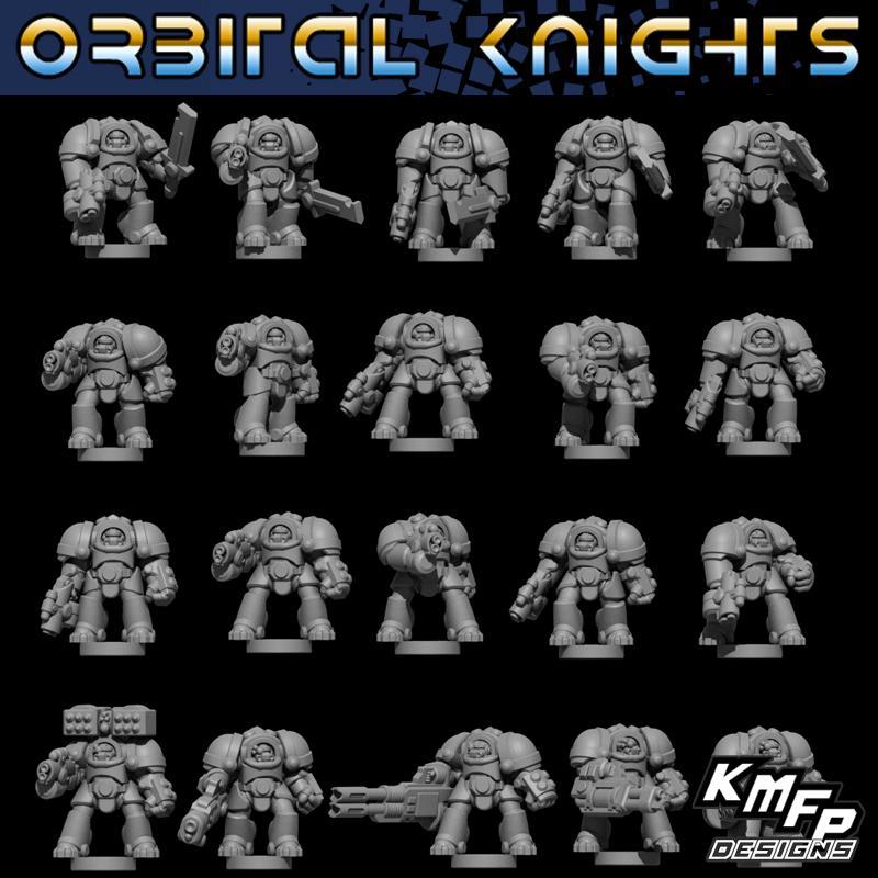 Orbital Knights - Kit6 - Orbital Knights Heavy Armour (6-8mm) V2