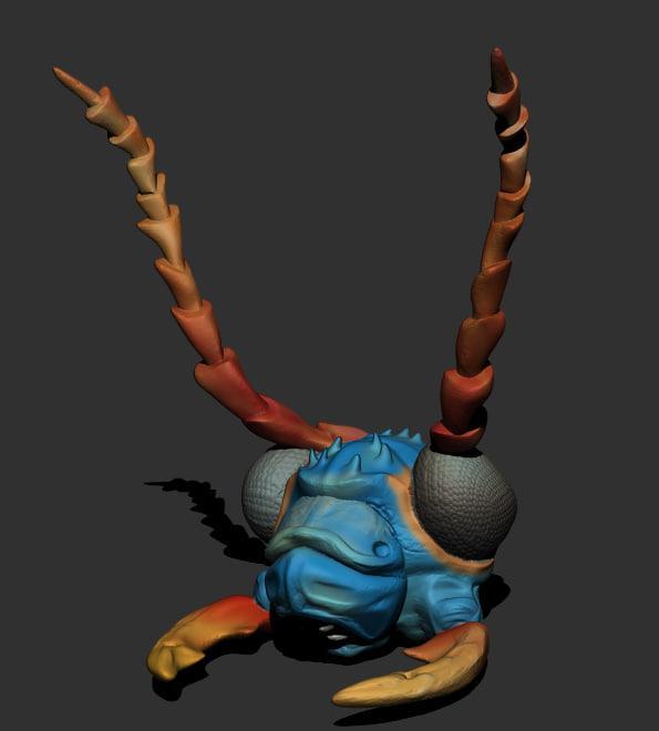 Dragonfly head -lone model