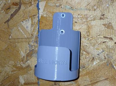 Simple Air Horn / Fire Horn wall mount case