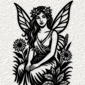 garden fairie element fairy wall art home decor
