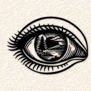 eyeball scenery WALL ART HOME DECOR