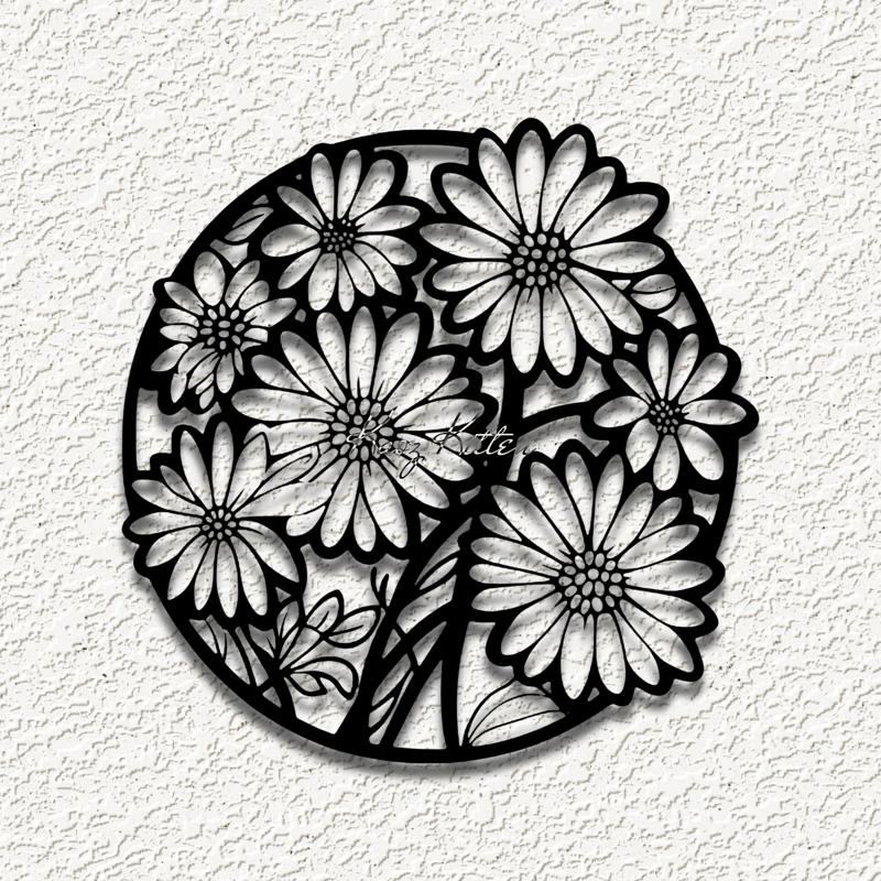 garden daisies spring flowers wall art home decor