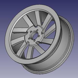 WHEEL RIM FOR RC CAR 3D MODEL DESIGN