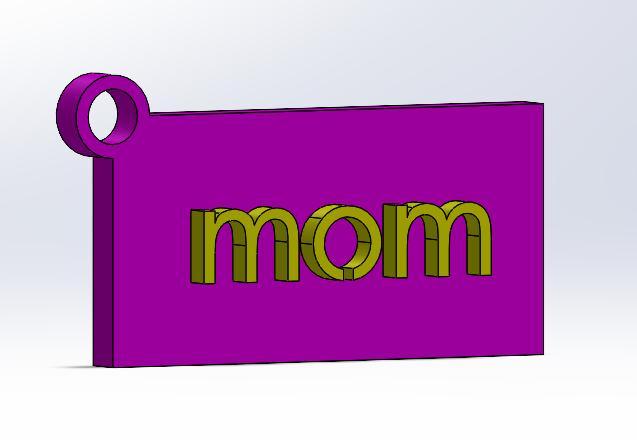 mom keychain