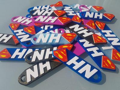 NHS Superhero Keyring
