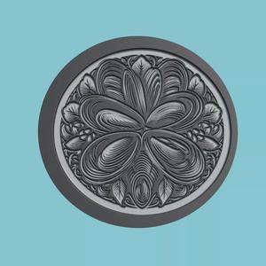 Mussel Animal Medallion Mussel Print Model