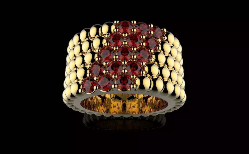 AV Disagne 47 Beaded ring