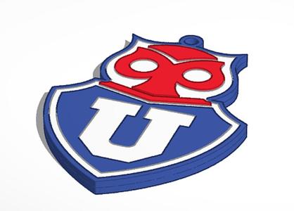 Universidad de Chile Logo (Key ring)