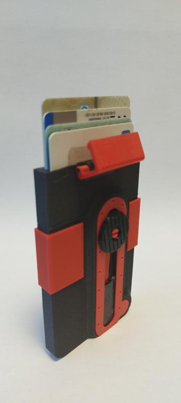 3D-printed card holder and wallet