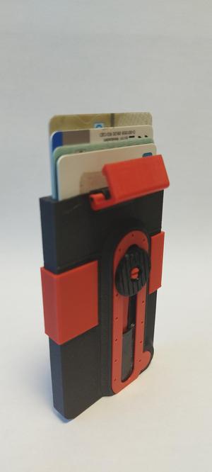 3D-printed card holder and wallet