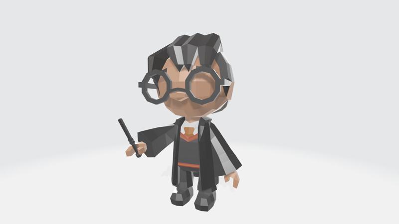 Harry Potter low poly