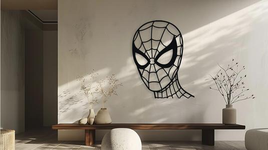 Spiderman Head Wall Decor Art