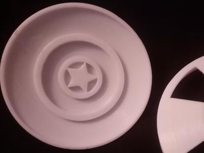 Captain America Cookie Cutter-Marker-Extractor cookie cutter