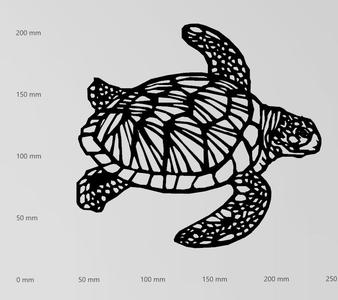 Wandtattoo Schildkröte