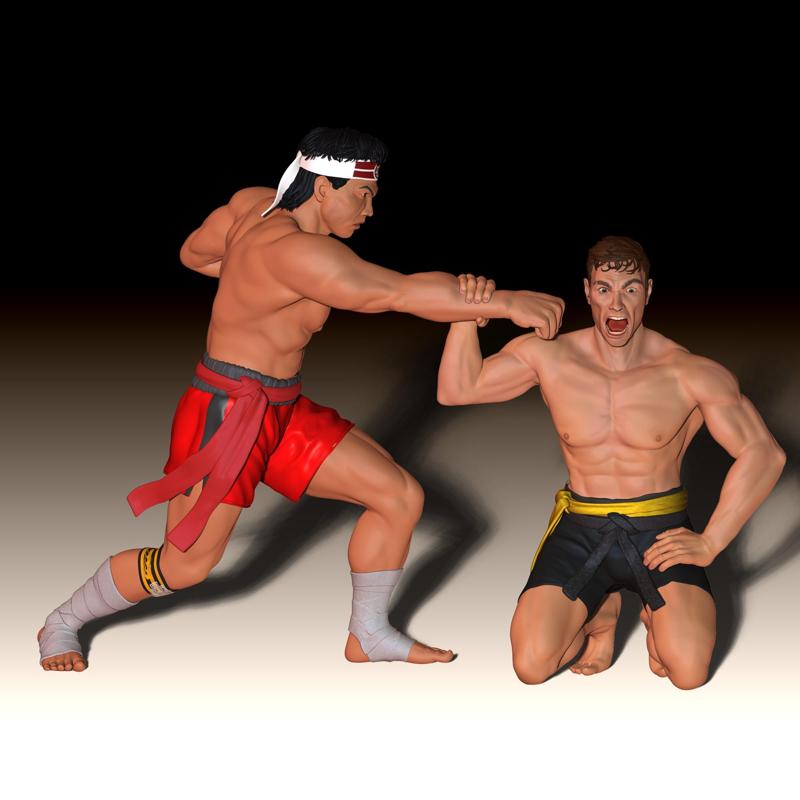 Bloodsport Blind Van Damme vs Bolo