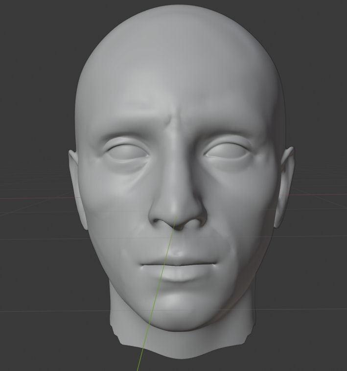 human face male