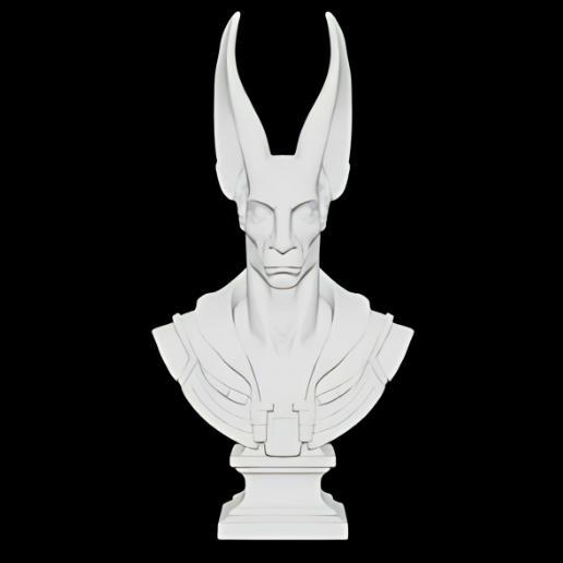 Sci-Fi Anubis Bust