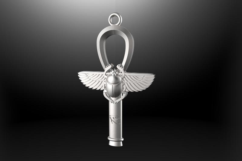 Ankh Pendant - 3D Print Model