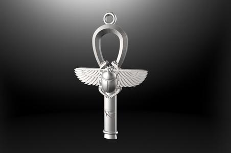 Ankh Pendant - 3D Print Model