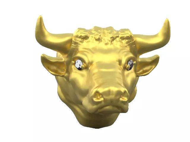 Bull head - for 3d printing