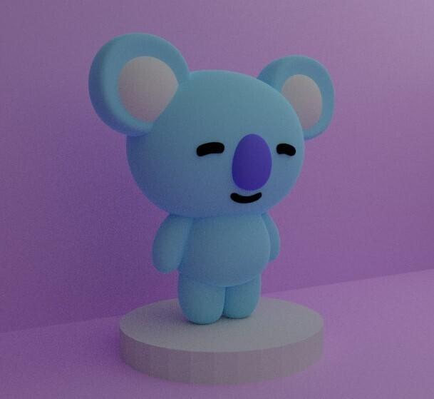 Koya plush mascot - BTS