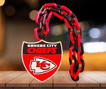 KANSAS CITY CHIEFS NFL SHIELD CHAIN