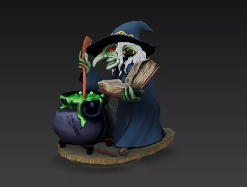 Witchs Brew - Stylized 3D Model