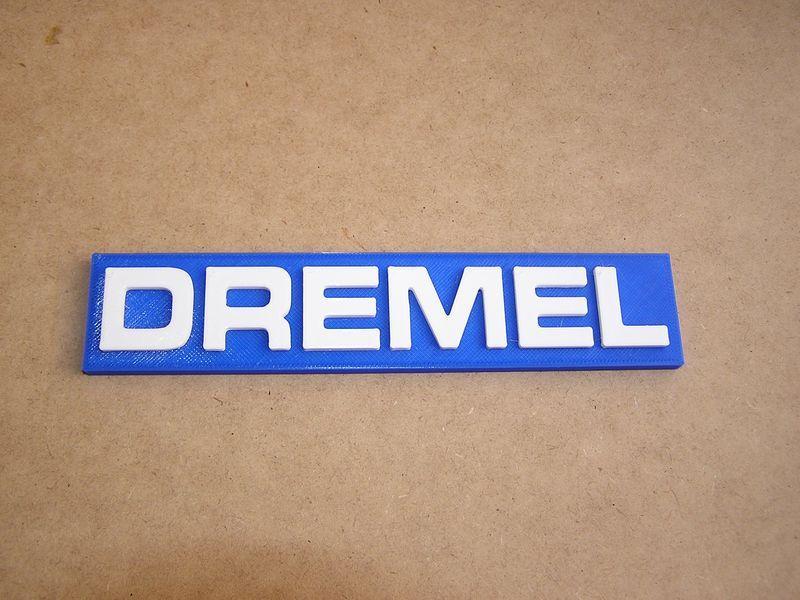 Dremel Logo Poster Sign Tool and accessory manufacturer sign