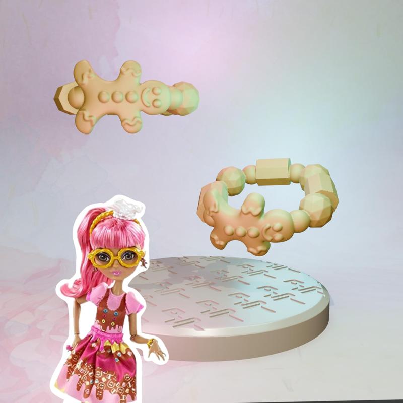 Ever After High Sugar Coated Ginger Breadhouse doll bracelet replacement