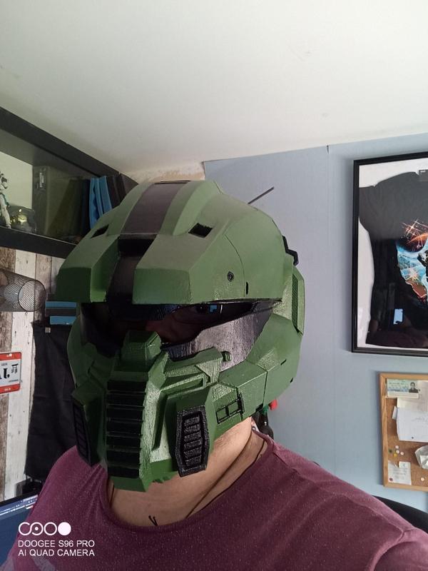 spartan halo airsoft paintball helmet