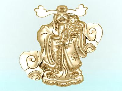 God of wealth for jewelry - Caishen for ring - N924846