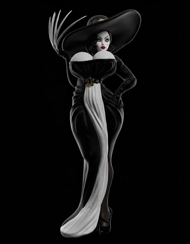 Lady Dimitrescu Residual Evil anime version 3d printable model