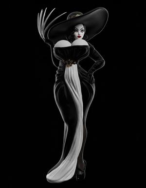 Lady Dimitrescu Residual Evil anime version 3d printable model
