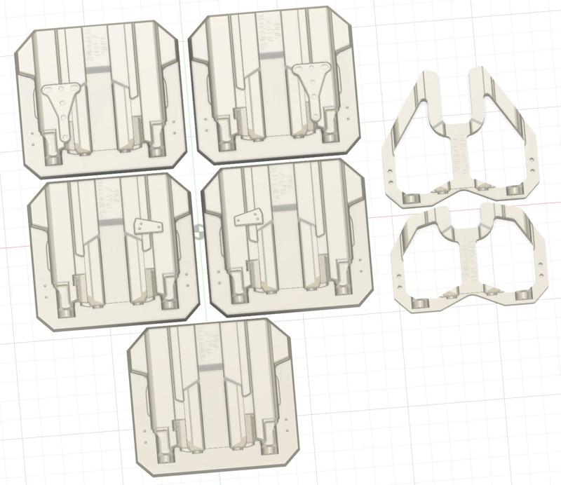 M&P SHIELD X TLR7 SUB HOLSTER VACUUM SPLIT MOLD