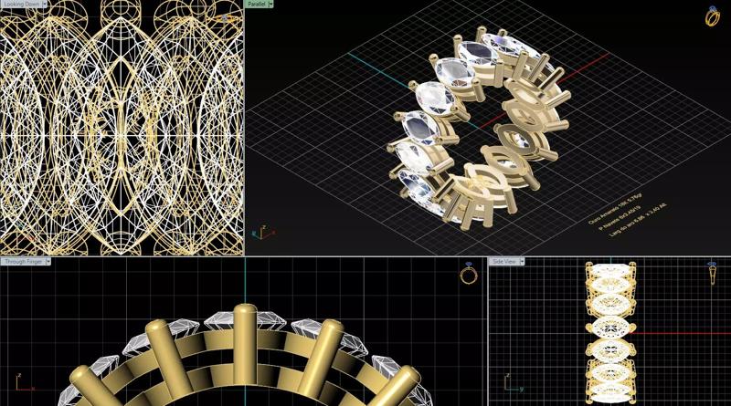 anel navete tradicional