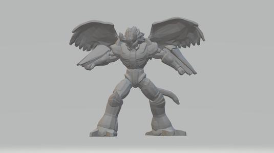 Aldamon Digimon Frontier Toy Replica 3D Model STL