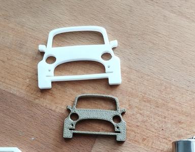 Classic mini cooper Keychain