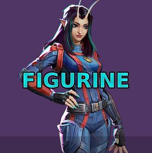 Mantis Guardians of the galaxy MCU Gotg Costume Marvel Rivals Clothed Figurine for 3d printing, GIft