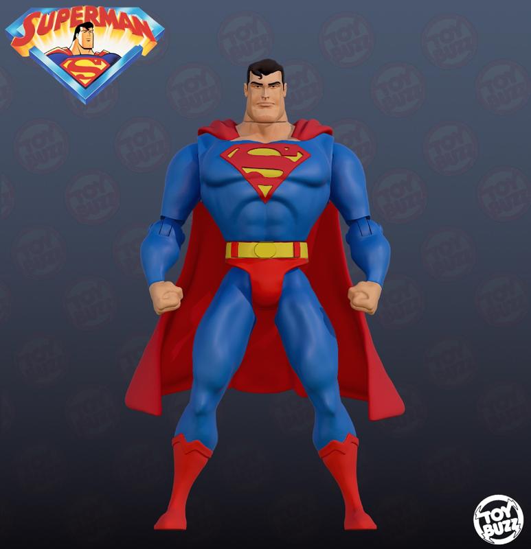 Superman animated series action figure