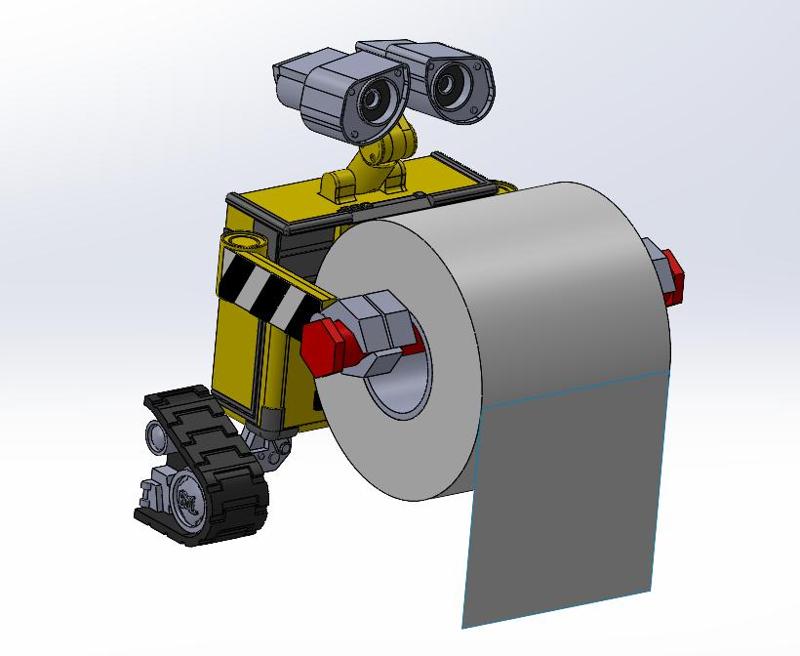 "Pimp the Wall-E Toilet Paper Holder" REMIX