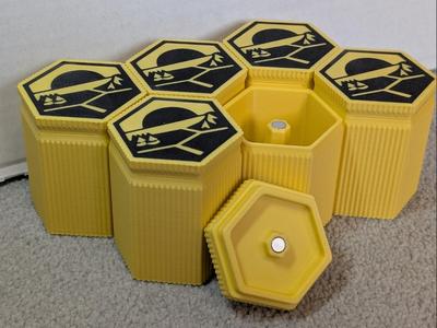 Magnetic Catan Player Piece Box