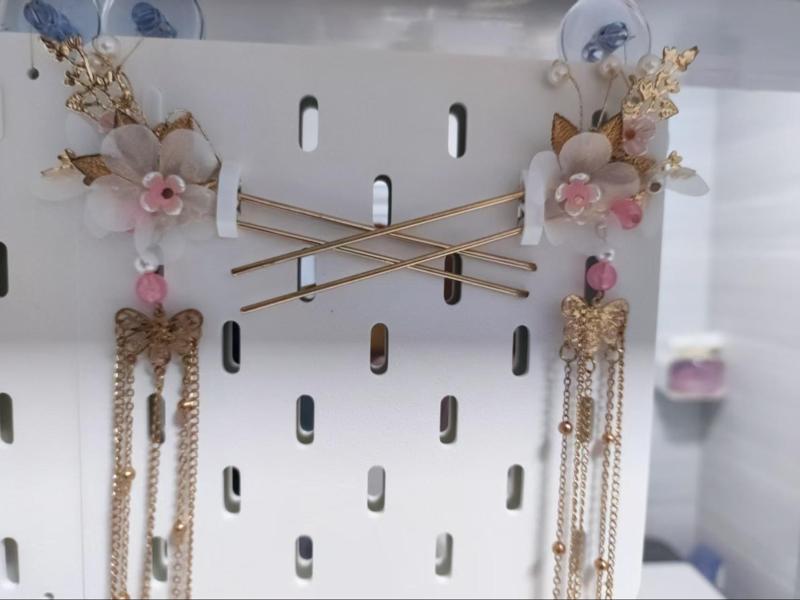 Hairpin Storage/Display for 3mm IKEA Skadis Pegboard