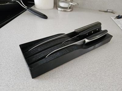 Gridfinity Compatible Knife Blocks