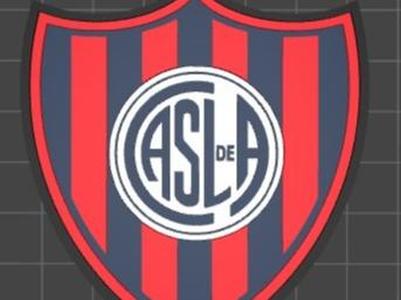 Keychain and logo for San Lorenzo de Almagro mug
