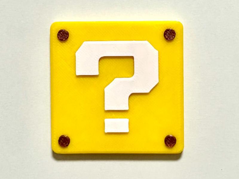 Mario Question Mark Surprise Refrigerator Magnet
