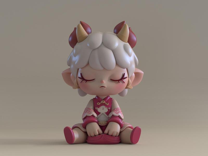 Pop Mart figure ornament