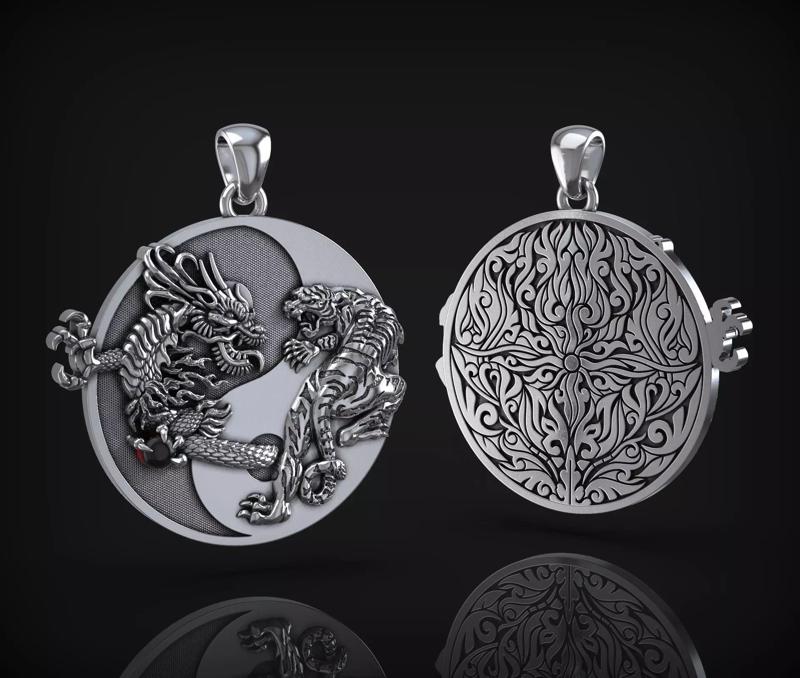 YIN-YANG PENDANT Printable Model